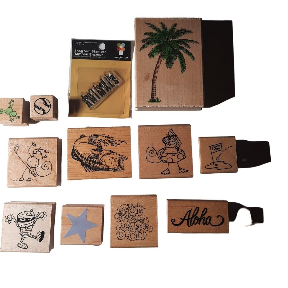 Scrapbook Wood Mounted Stamps